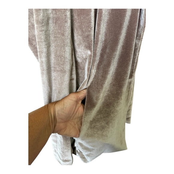 Bobi Black NWT Emporium Velvet Blazer Taupe Jacket Size XS - Picture 9 of 11